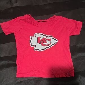 Kids Red Team Logo Short Sleeve Tee